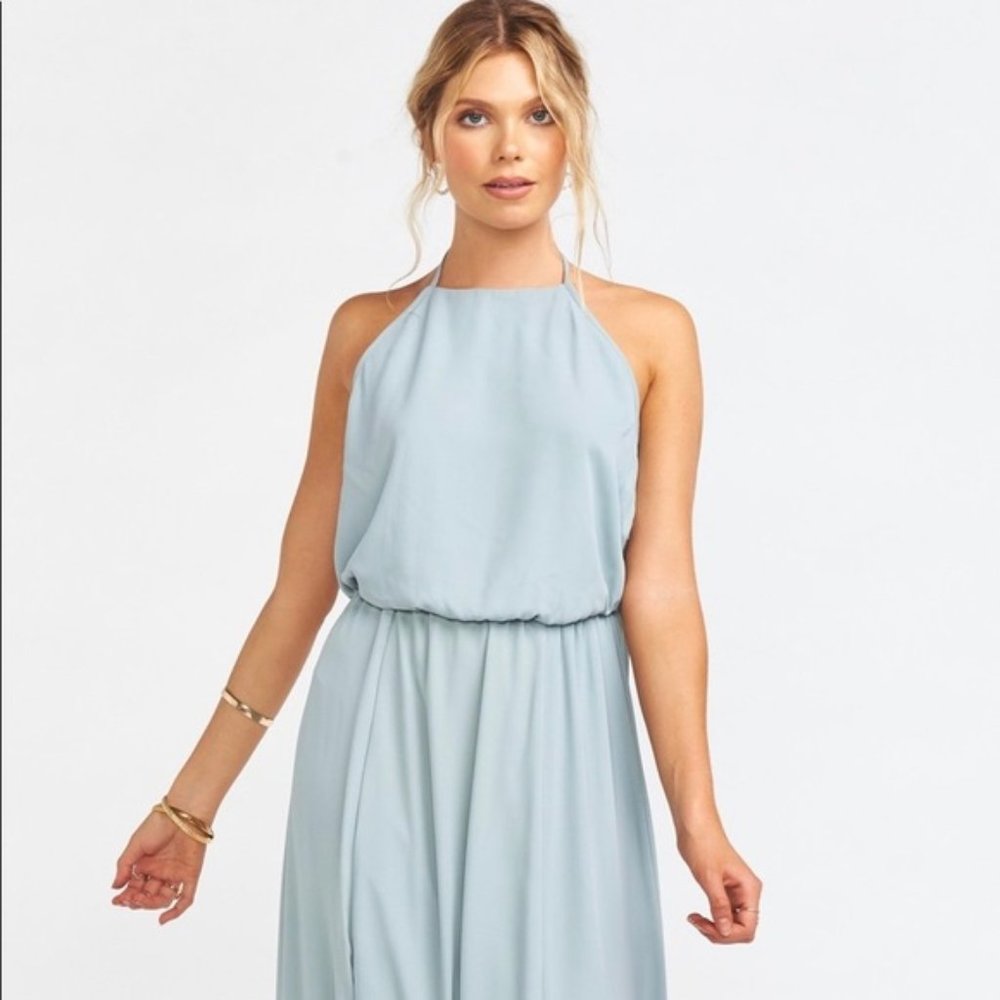 Show Me Your Mumu Silver Sage Crisp Heather Halter